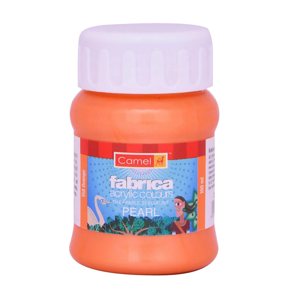 Camel Fabrica Acrylic Colours 100ml - Classic, Pearl & Metallic Shades
